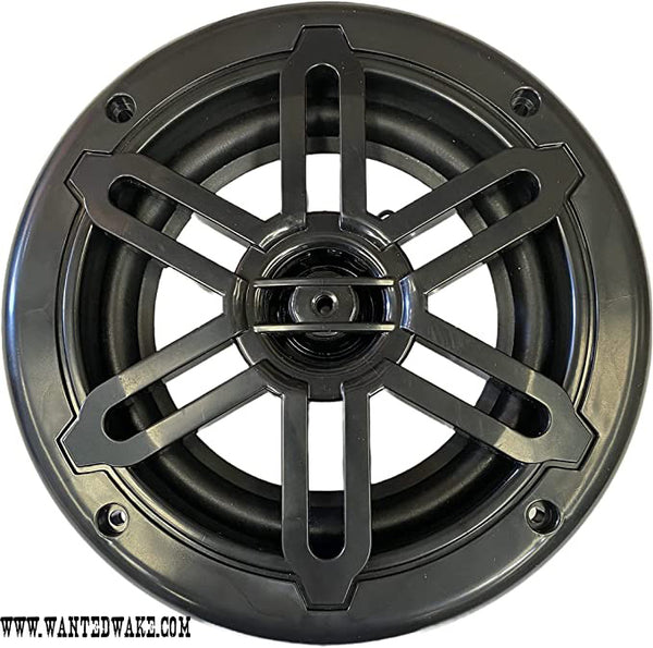 Wanted Wake Waterproof Marine Speaker System - 6.5 Inch 150W w/in-Built RGB Lights (Sets of 2)
