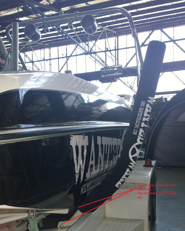 Boat Trailer Pole Covers