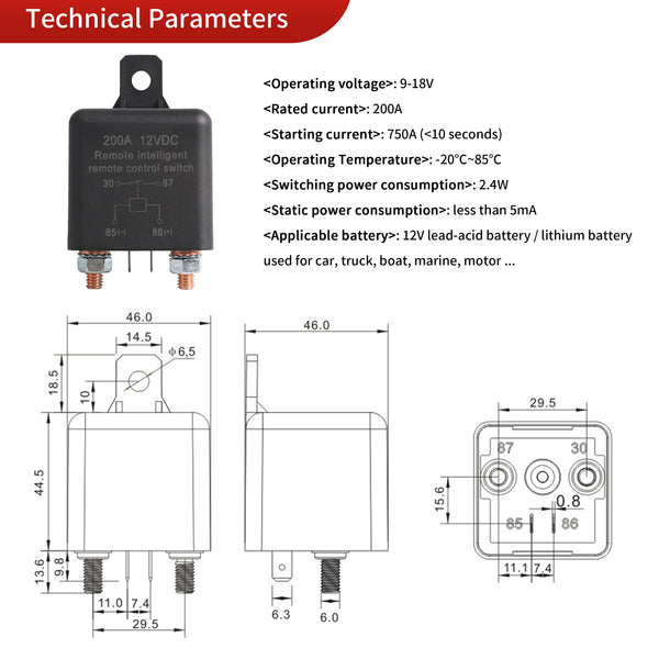 Remote Battery Isolator Switch
